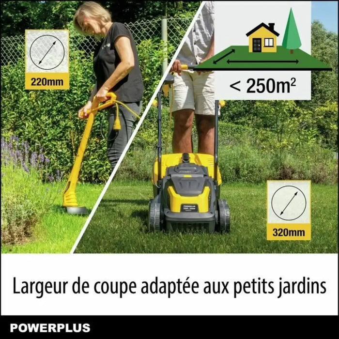 Електрическа косачка за трева Powerplus POWXG62205T 1300 W