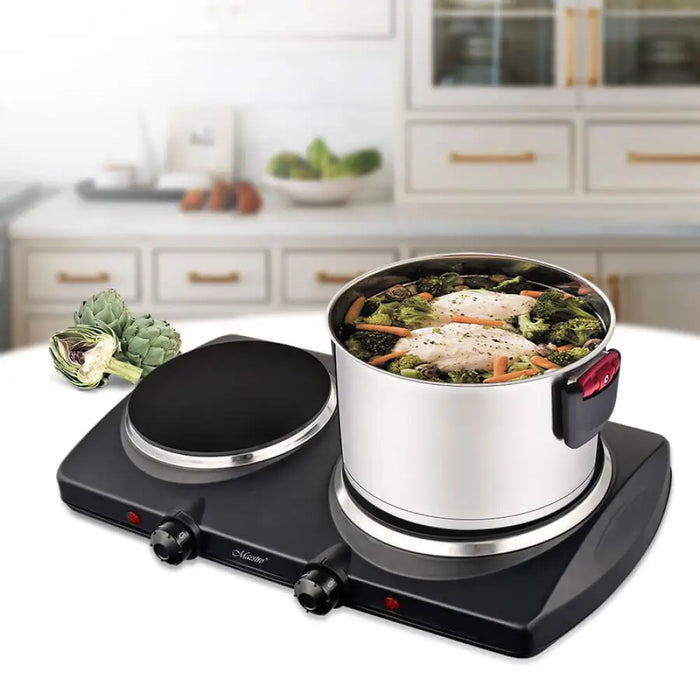 Електрическа печка с две горелки MR-773-2 MAESTRO