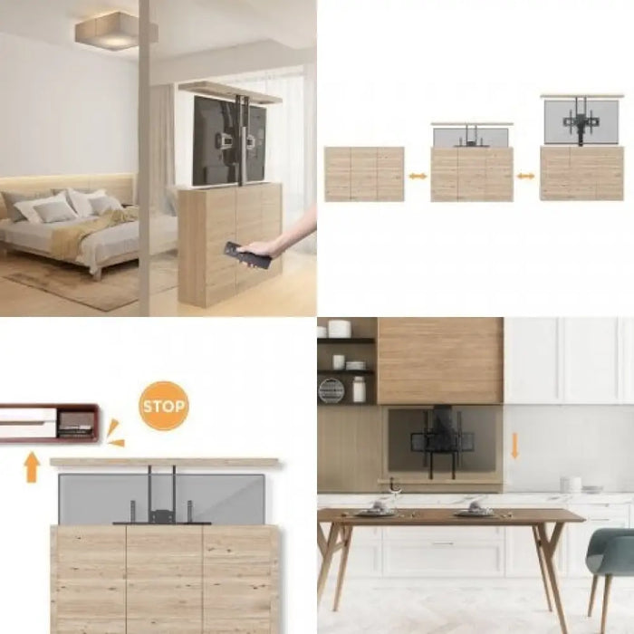 Електрическа разтегателна стойка за телевизор Maclean