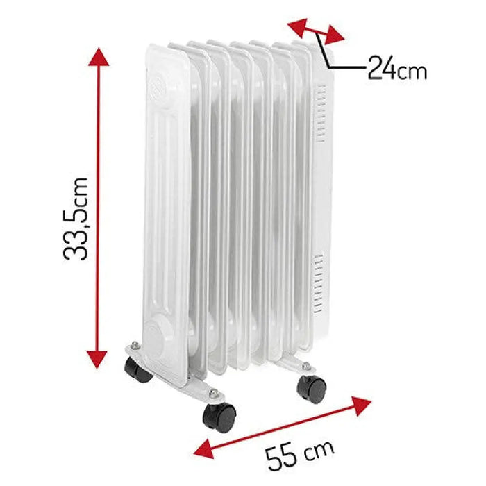 Електрически нагревател Adler AD 7815 Indoor White 1500 W