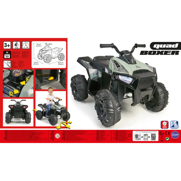 Електрически Quad Feber 800012541 12V (59 x 58 x 85,5 cm)