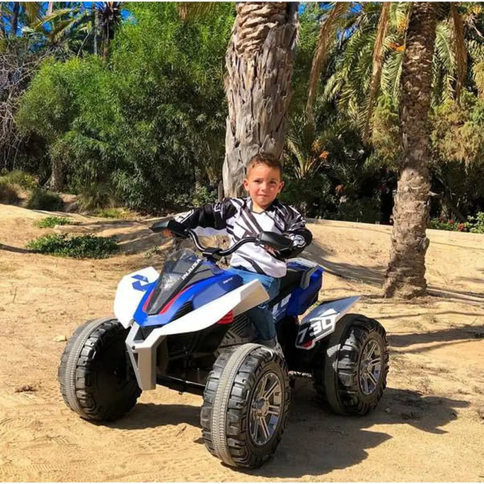 Електрически Quad Injusa Rage Светлина Син Бял 12 V