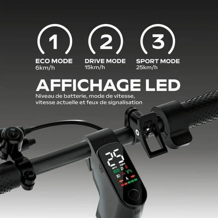 Електрически скутер EZWAY Черен 450 W 25 km/h