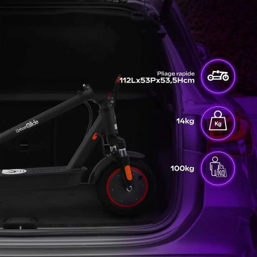 Електрически скутер Urbanglide 100 MAX Черен 350 W 25 km/h