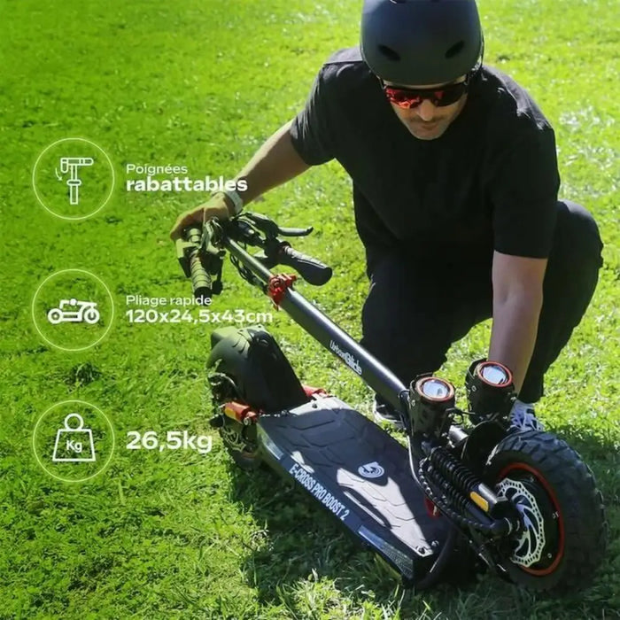 Електрически скутер Urbanglide ECROSS PRO BOOST 2 Черен 25