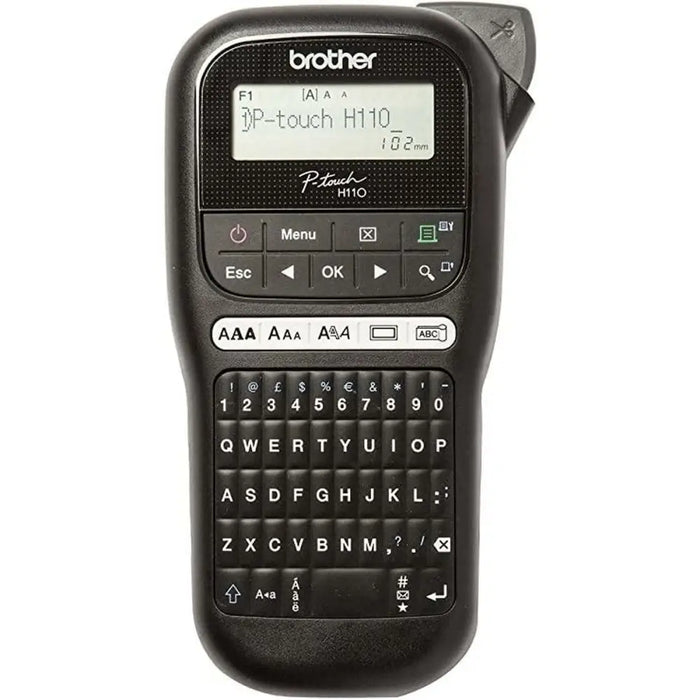 Електрически уред за етикети Brother PT-H110 Черен (3 броя)