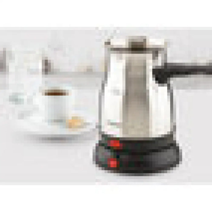 Електрическо джезве TERMOMAX TK700S ЧЕРЕН / ИНОКС 600 W