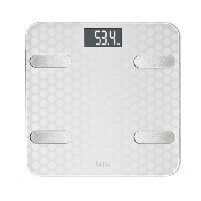 Електронен кантар за баня LAICA PS7011 Бял Cтъкло 180 kg