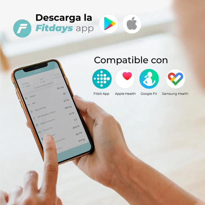 Електронен кантар за баня EDM 07613 Body Composition Черен