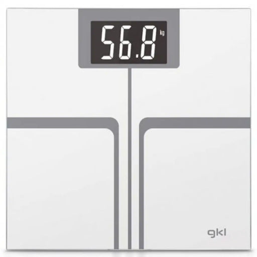 Електронен кантар за баня GKL FITMAX WHITE 200 kg Бял
