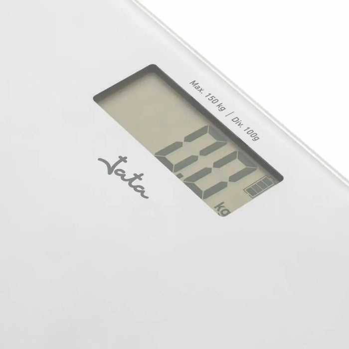 Електронен кантар за баня JATA HBAS1907 Бял калено стъкло