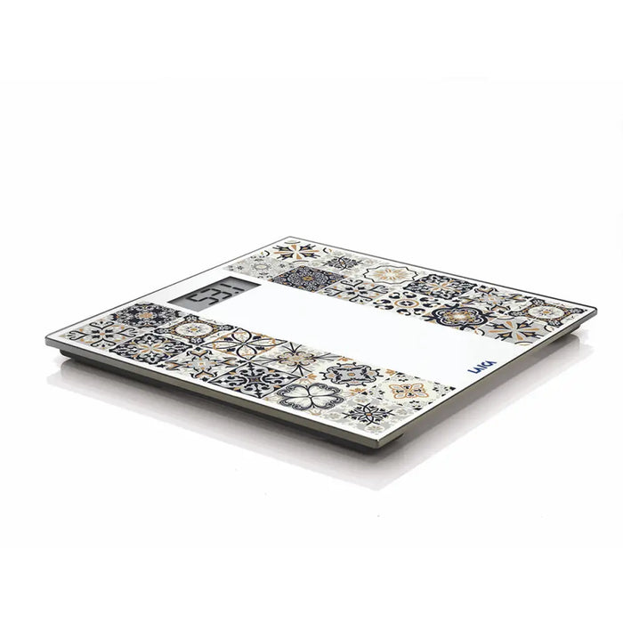 Електронен кантар за баня LAICA Кафяв калено стъкло 180 kg