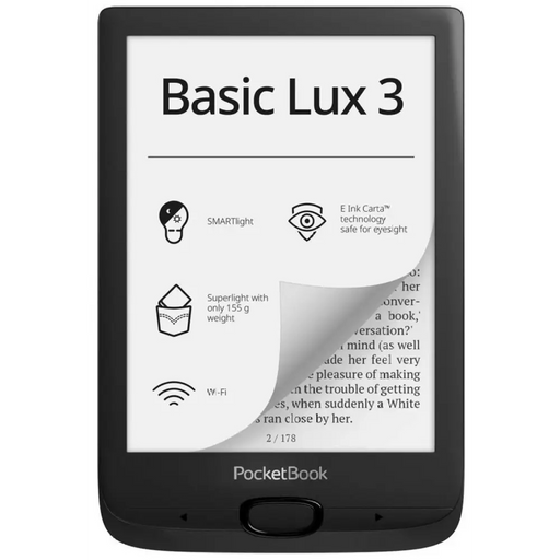 Електронна книга Pocketbook Basic Lux 3 PB617 6’’ Black