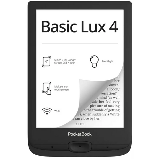 Електронна книга Pocketbook Basic Lux 4 PB618 Black