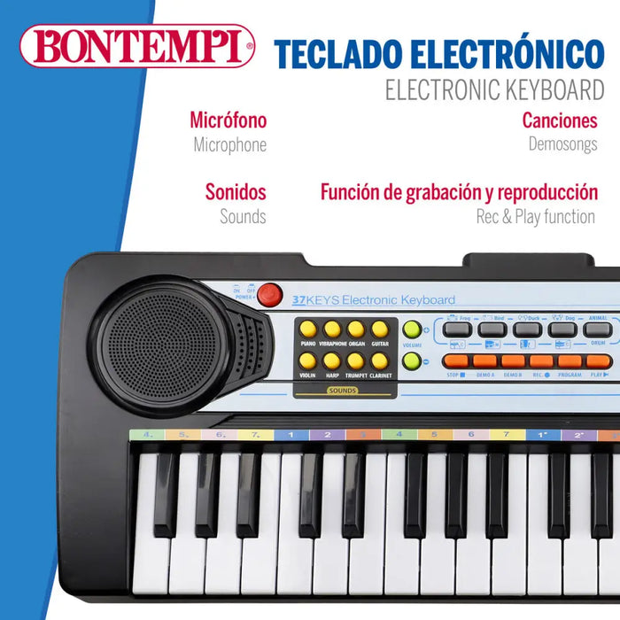 Електронно Пиано Bontempi 42 X 5 X 16 CM (6 броя)