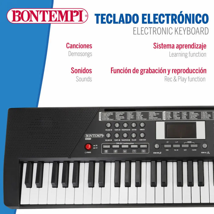 Електронно Пиано Bontempi 75 x 20 x 22 cm (2 броя)