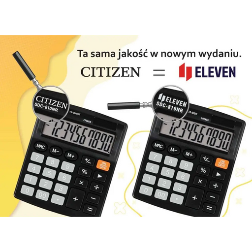 ELEVEN калкулатор за офис SDC-810NR 10-цифрен дисплей