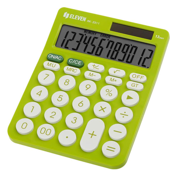 Калкулатор Eleven - RK2311GN, зелен