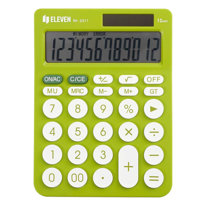 Калкулатор Eleven - RK2311GN, зелен