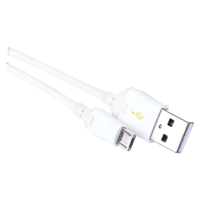 МИКРО USB КАБЕЛ 2.0, 1М, БЯЛ SM7004W