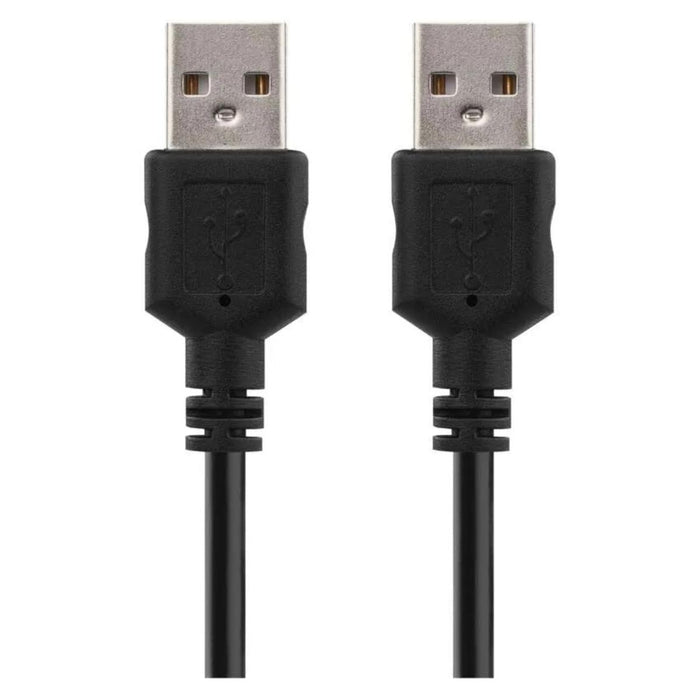 USB КАБЕЛ 2.0 USB А МЪЖКИ 2М ЧЕРЕН EMOS
