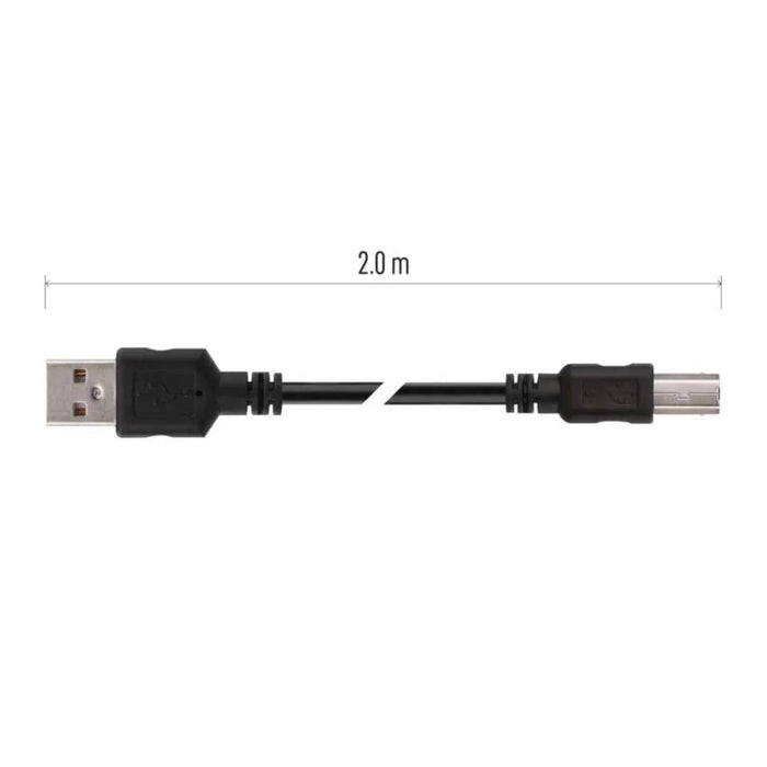 USB КАБЕЛ 2.0 USB A-USB B 2М ЧЕРЕН EMOS