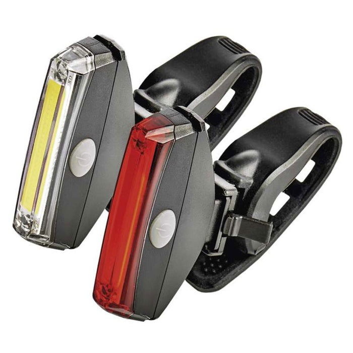 КОМПЛЕКТ COB LED СВЕТЛИНИ ЗА ВЕЛОСИПЕД IP43 EMOS