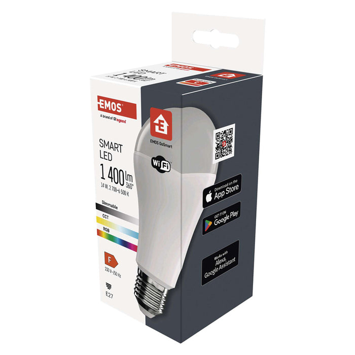 СМАРТ КРУШКА EMOS 14W 1400LM E27 RGBW