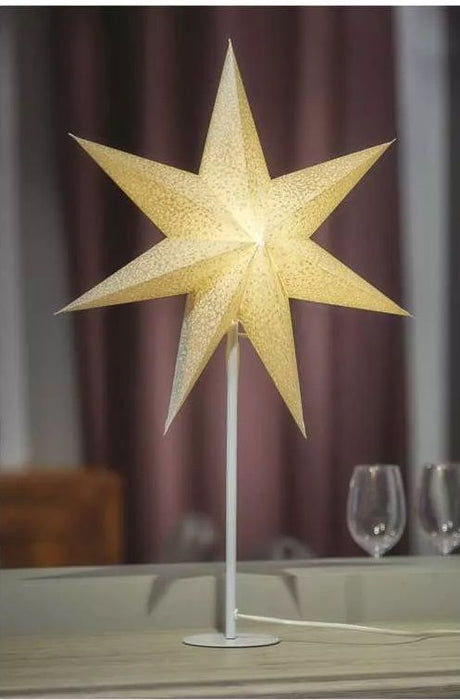Хартиена звезда Emos - 45 cm, 25W, E14, бяла