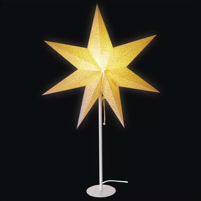 Хартиена звезда Emos - 45 cm, 25W, E14, бяла