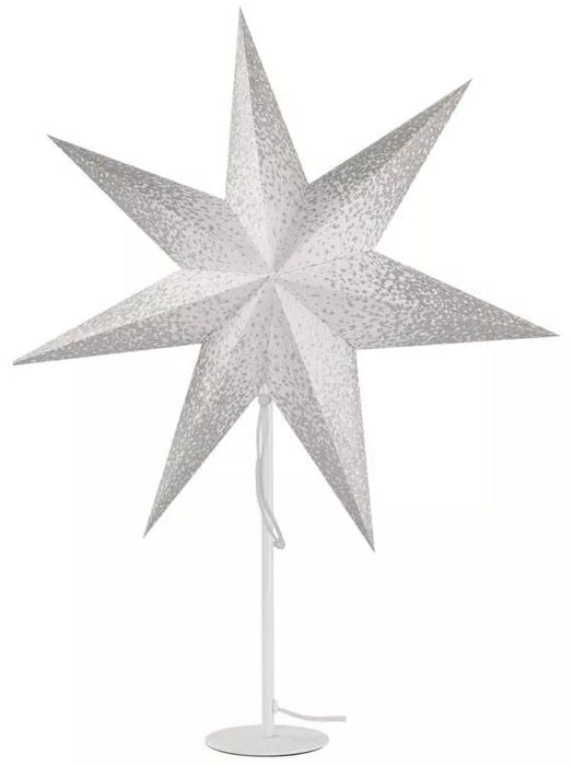 Хартиена звезда Emos - 45 cm, 25W, E14, бяла