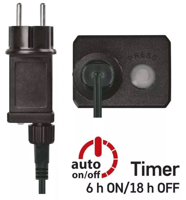 LED лампички Emos - Clas Timer, 500 броя, 9W, 50 m