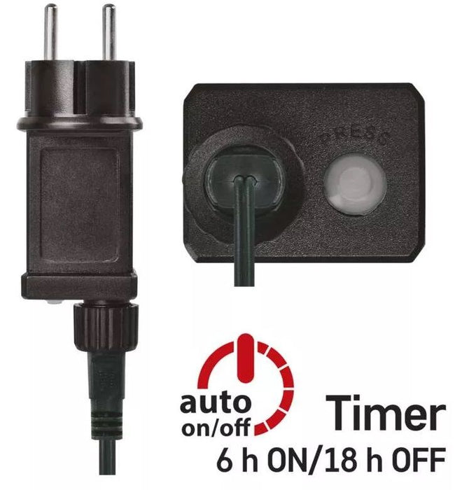 LED лампички Emos - Cherry Timer, 480 броя, 9W, 48 m