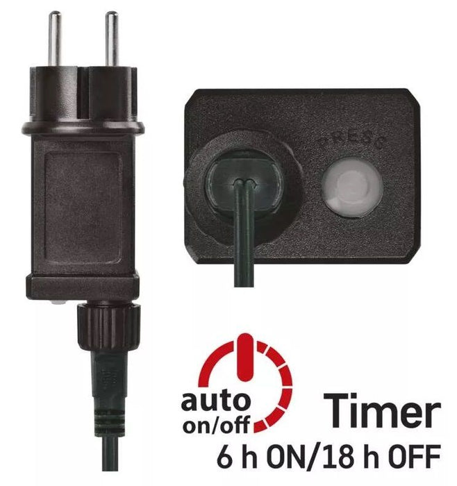 LED лампички Emos - Cherry Timer, 80 броя, 3.6W, 8 m