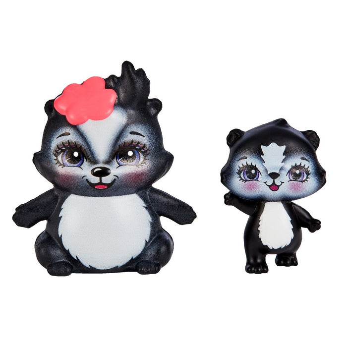 Комплект кукли Enchantimals - Sage & Sabella Skunk, 4 части