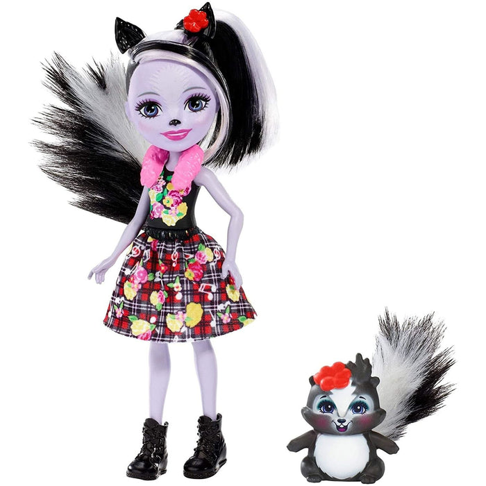 Кукличка с животинче Enchantimals - Sage Skunk & Caper