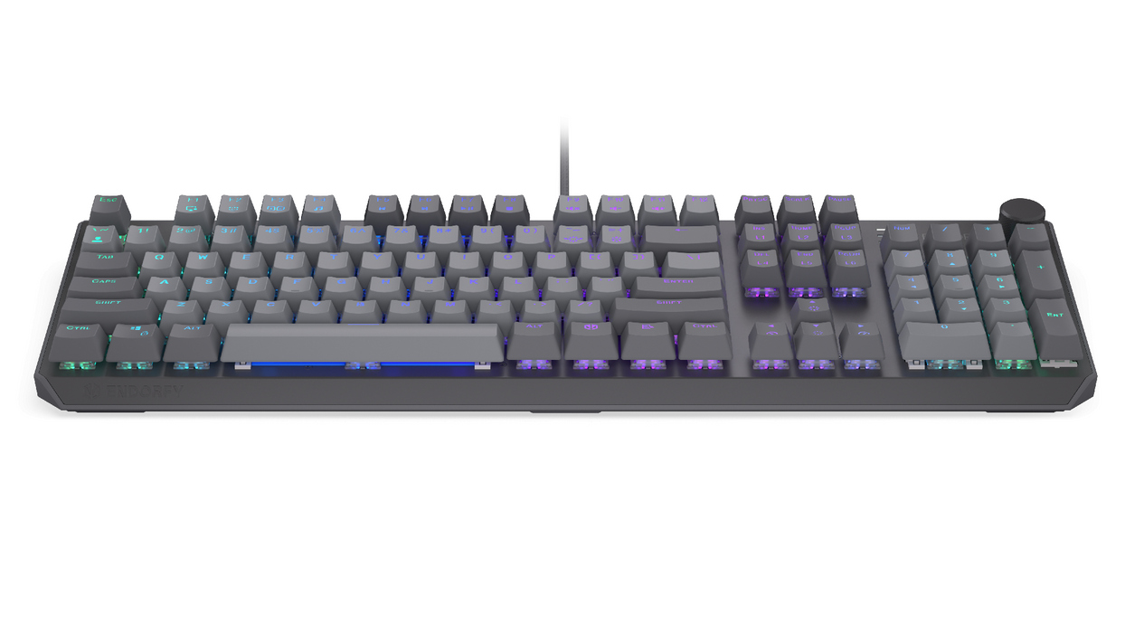 Endorfy механична клавиатура Thock V2 Full Size, PBT, Endorfy Red switch, US Layout