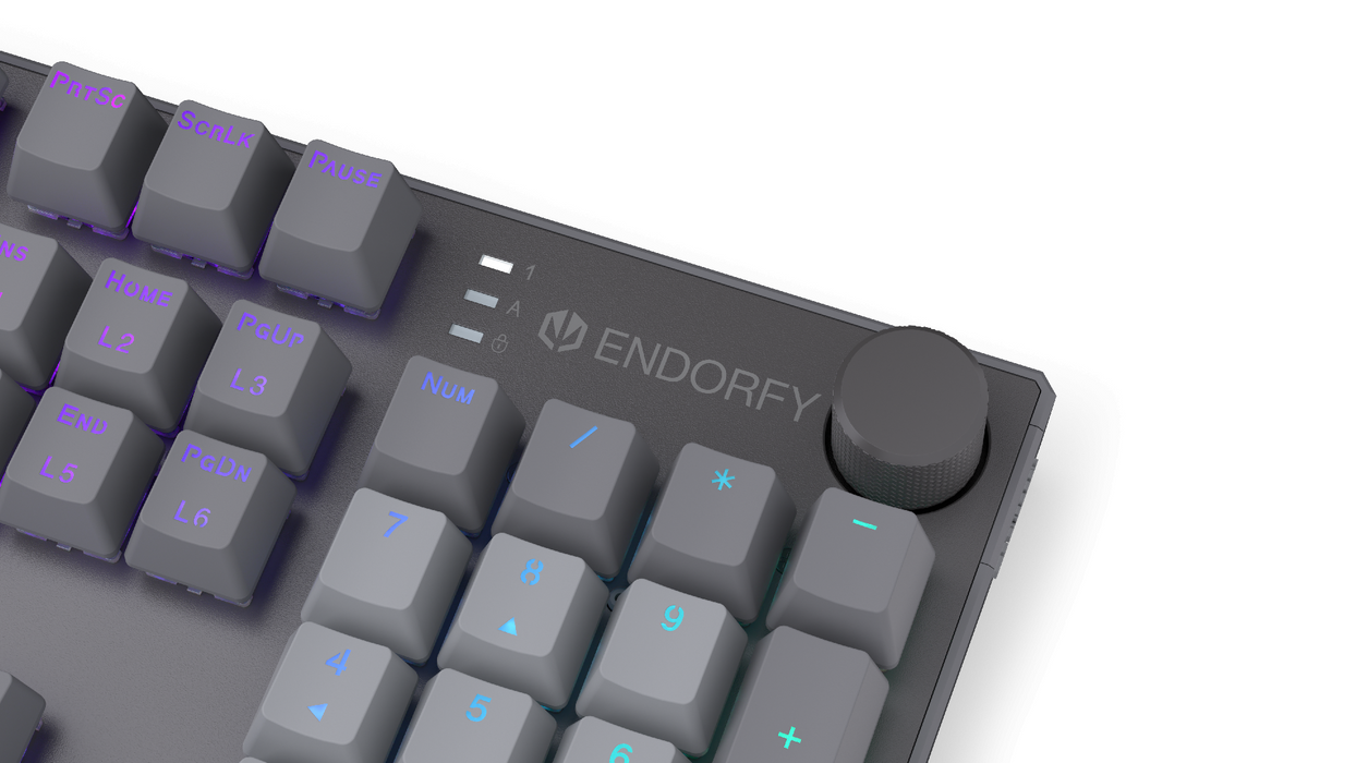 Endorfy механична клавиатура Thock V2 Full Size, PBT, Endorfy Red switch, US Layout