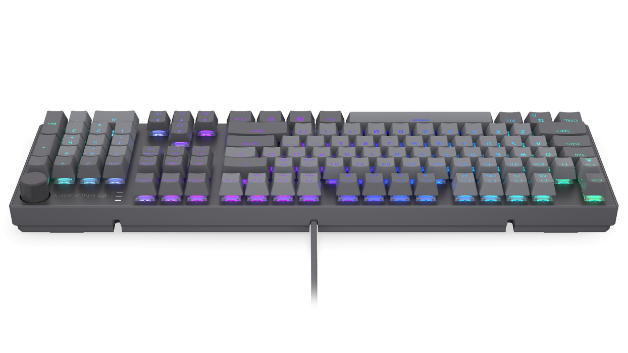 Endorfy механична клавиатура Thock V2 Full Size, PBT, Endorfy Red switch, US Layout