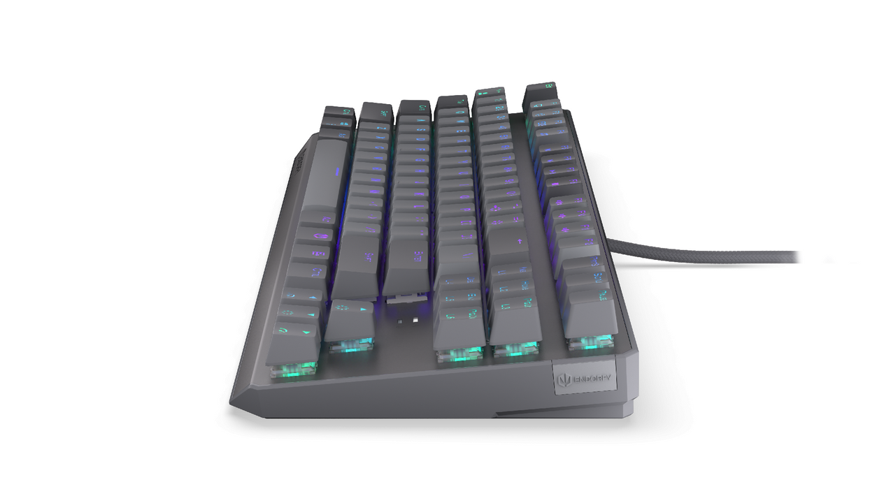 Endorfy механична клавиатура Thock V2 TKL, PBT, Endorfy Red switch, US Layout