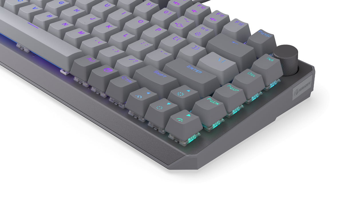 Endorfy механична клавиатура Thock V2 75%, PBT, Endorfy Red switch, US Layout