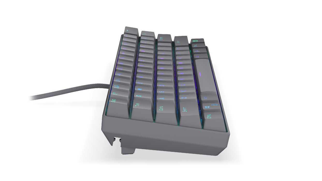 Endorfy механична клавиатура Thock V2 Compact, PBT, Endorfy Red switch, US Layout