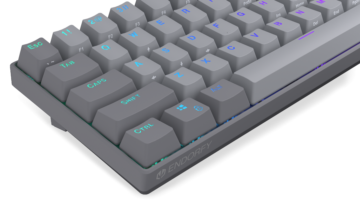 Endorfy механична клавиатура Thock V2 Compact, PBT, Endorfy Red switch, US Layout