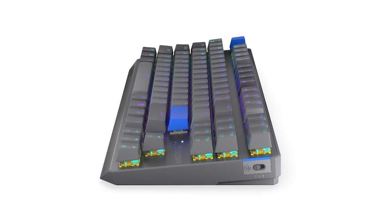 Endorfy механична клавиатура Thock Wireless V2 TKL, PBT, Endorfy Yellow switch, US Layout