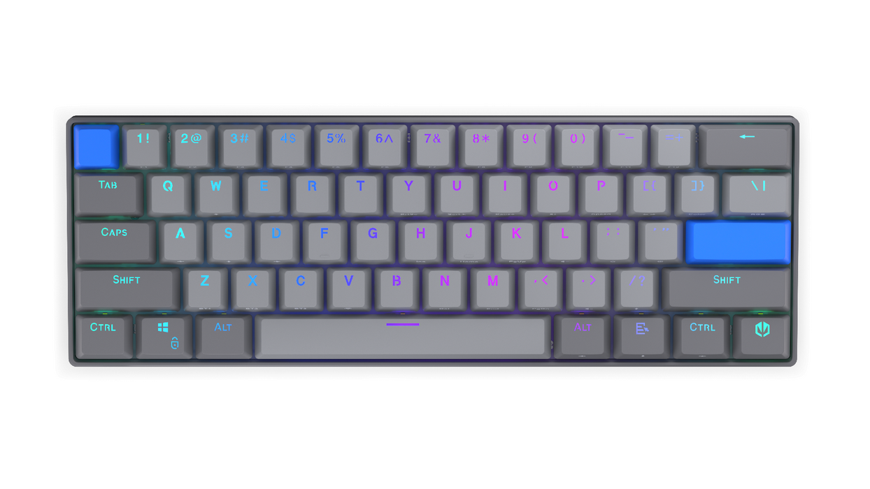 Endorfy механична клавиатура Thock Wireless V2 Compact, PBT, Endorfy Yellow, US Layout