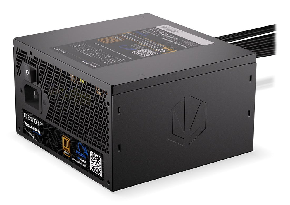 Захранващ блок ENDORFY Vero L6 650 W 24-пинов ATX ATX Черен