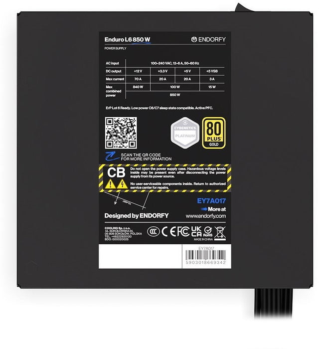 Zasilacz ENDORFY Enduro L6 850 W