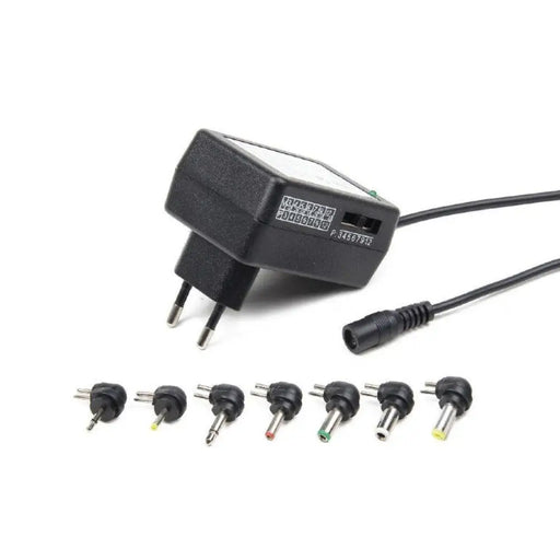 EnerGenie EG-MC-008 Универсален AC-DC адаптер 12 W черен