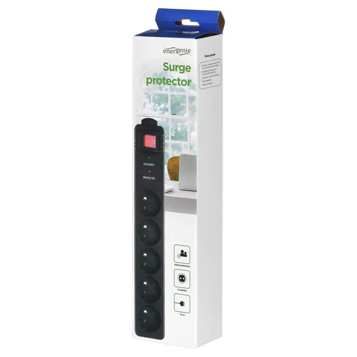 EnerGenie SPF5-C-5 защита от пренапрежение 5 AC изход(а)