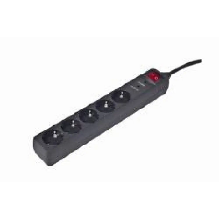 EnerGenie SPG5-C-15 предпазител от пренапрежение Черен 5 AC
